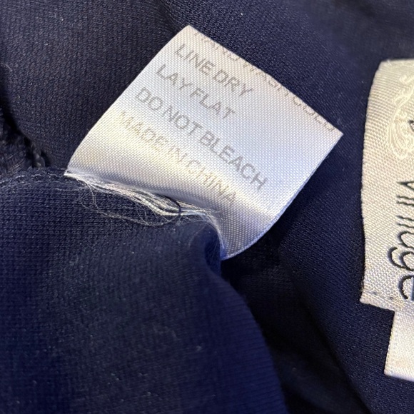 Unique Vintage Dark Blue Nautical Wiggle Midi Dress - Picture 10 of 11